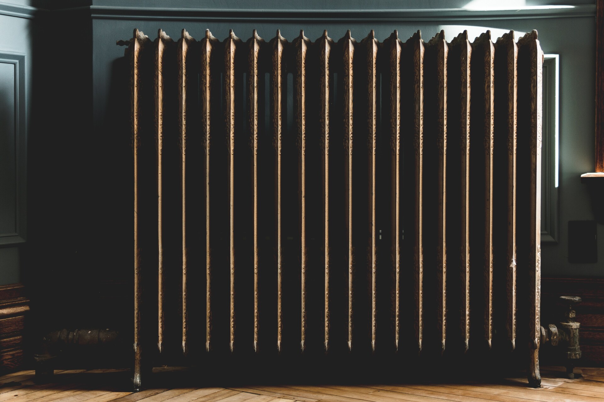 En radiator. Bildet er brukt i en artikkel som omhandler vannbehandling og avkalkning.